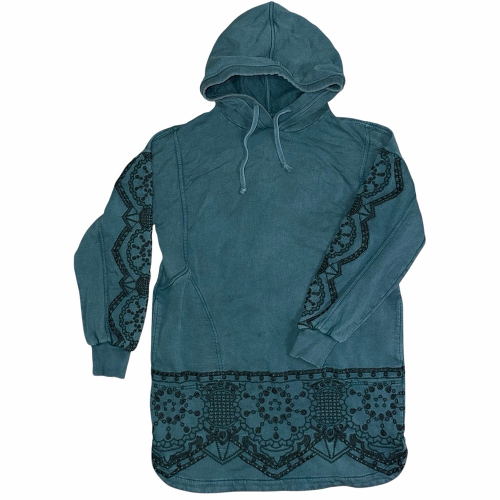 Anthropologie Daily Practice Elaine Embroidered Hoodie medium - Picture 2 of 8